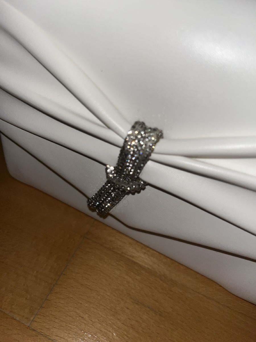 Taschen für Damen: Handtasche weiss mit Strassschmuck – Gebraucht aus Schaffhausen von Gavran02 1