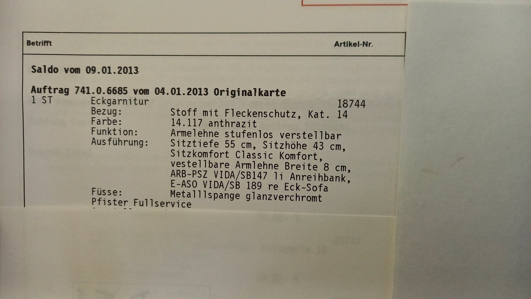 Rolf Benz Divani: Rolf Benz Ecksofa Anthrazit – Usato da Baar venduto da 2cvbaar 3