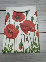 Geschenktüte Mohnblumen / H