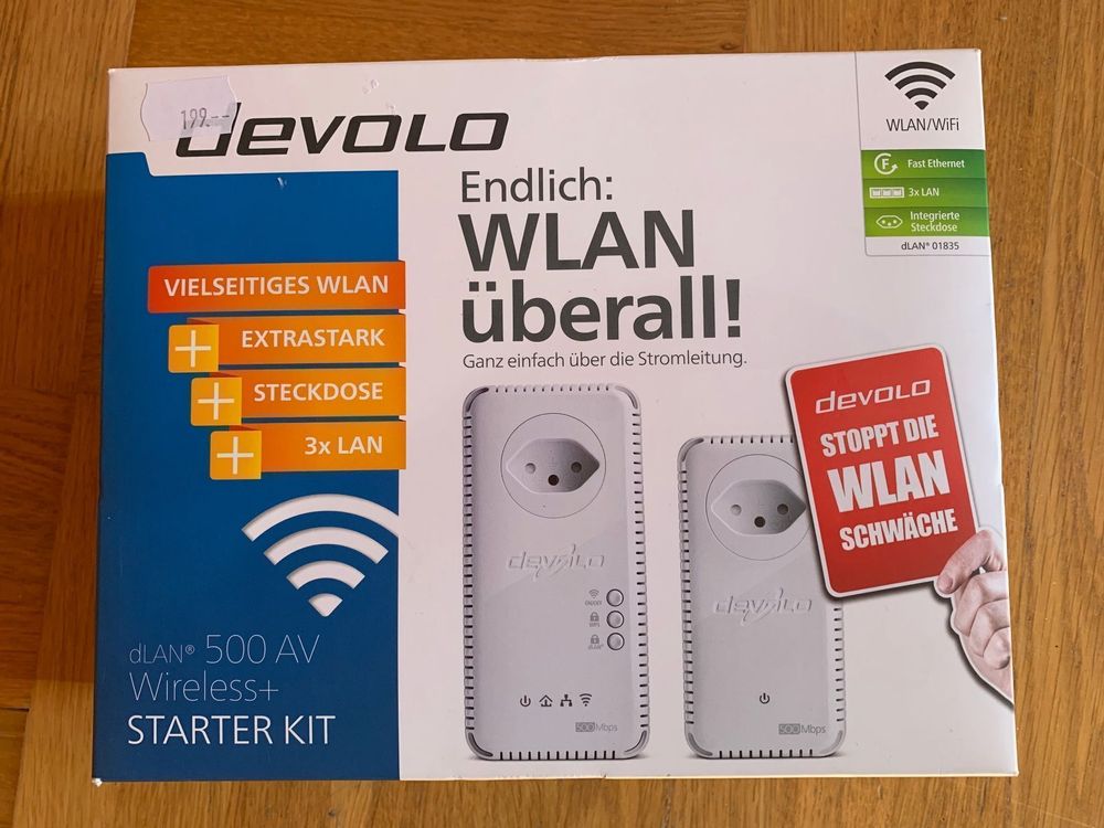 Devolo dLAN 500 AV Wireless+ Starter Kit CH (Gebraucht) in Freidorf TG