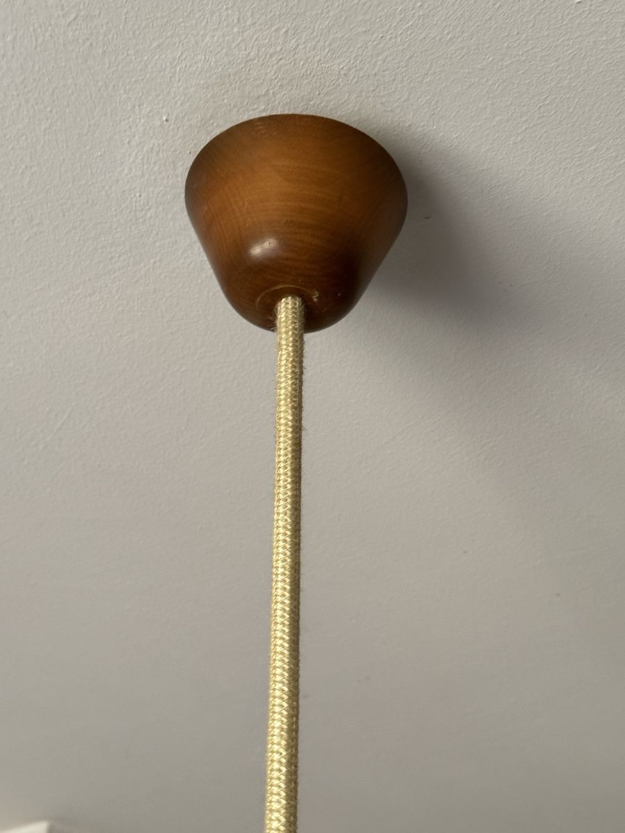 Lampadari & plafoniere: Deckenlampe 8-flammig, Messing/Holz – Usato da Le Sentier venduto da flo_dcg6 5