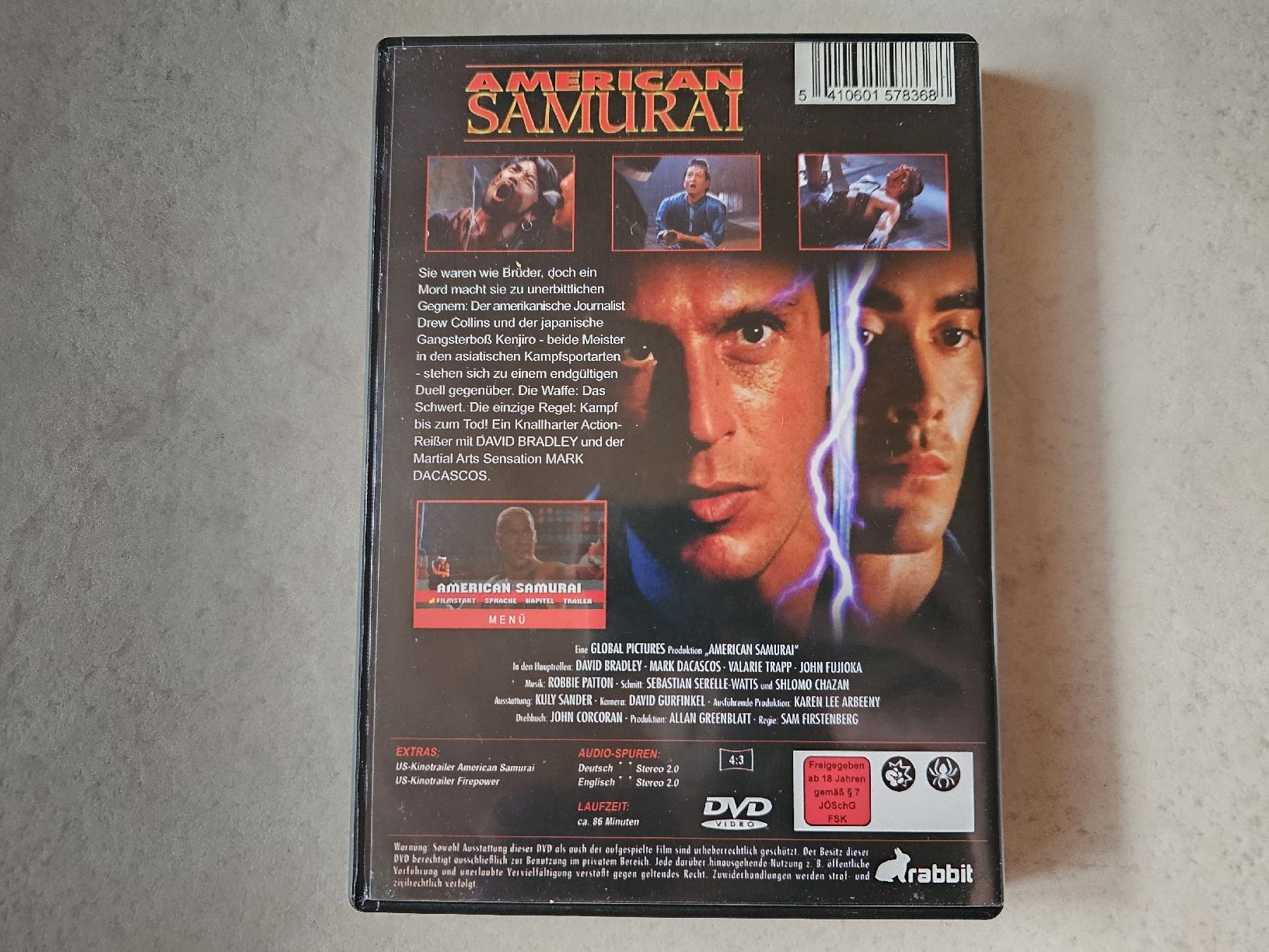 Tutti i DVDs: American Samurai   (David Bradley) – Usato da Schneisingen venduto da backstore24 1