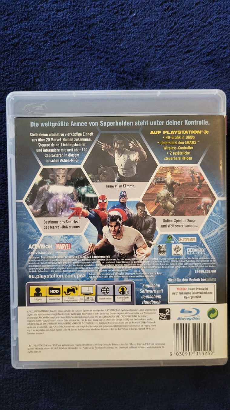Giochi: Ultimate Alliance Marvel / Playstation 3 Spiel Kompl. – Nuovo (secondo la descrizione) da Biel/Bienne venduto da Retrohr 2