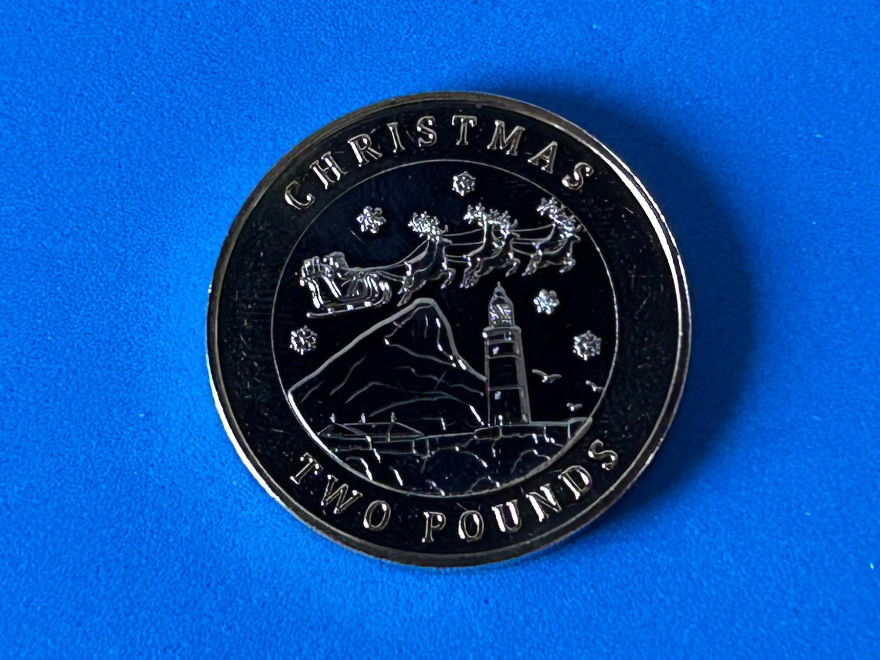 Tutti le monete: Gibraltar - 2 Pounds - Christmas 2024 UNC – Nuovo (secondo la descrizione) da Corcelles NE venduto da AJKader 5