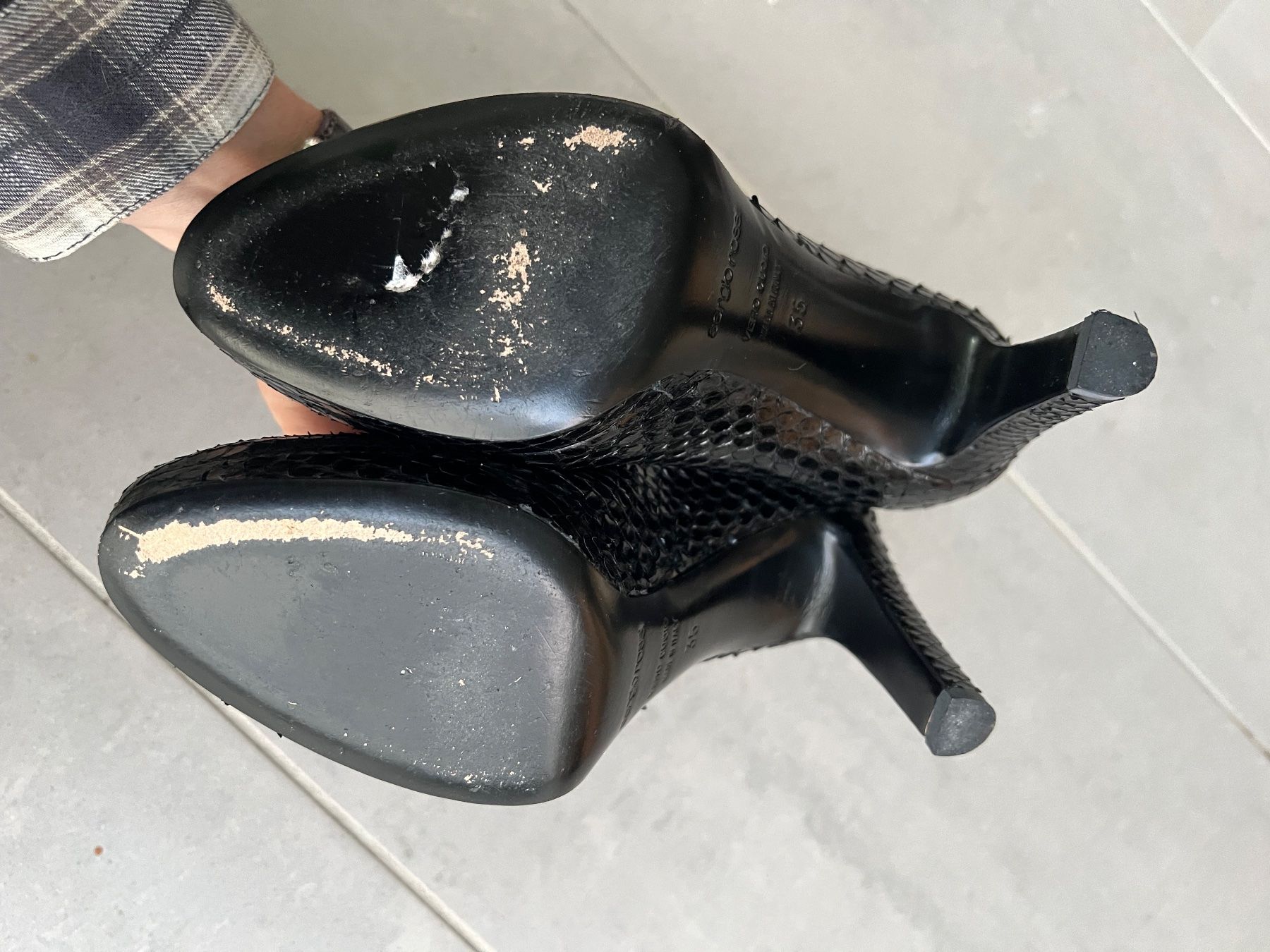 Sergio Rossi Scarpe da donna: Pumps in Schlangenlederoptik von Sergio Rossi – Nuovo (secondo la descrizione) da Wettingen venduto da behave2807 2