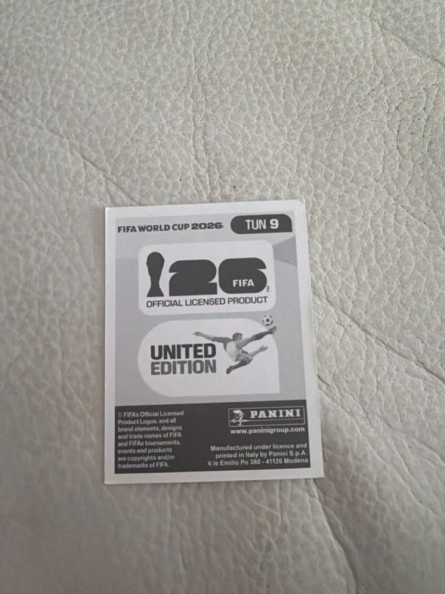 Panini Carte collezionabili: FIFA World Cup 2026 Sticker United Edition TUN 9 – Nuovo (secondo la descrizione) da Kriens venduto da saby24