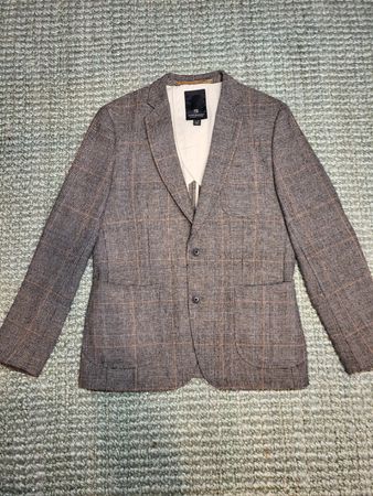 Sakko Scotch & Soda kariert Wolle Mix Grösse L 50 