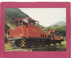 Realp (1987) Eigenbau Zahnrad Diesellok Verein Furka Bergstr
