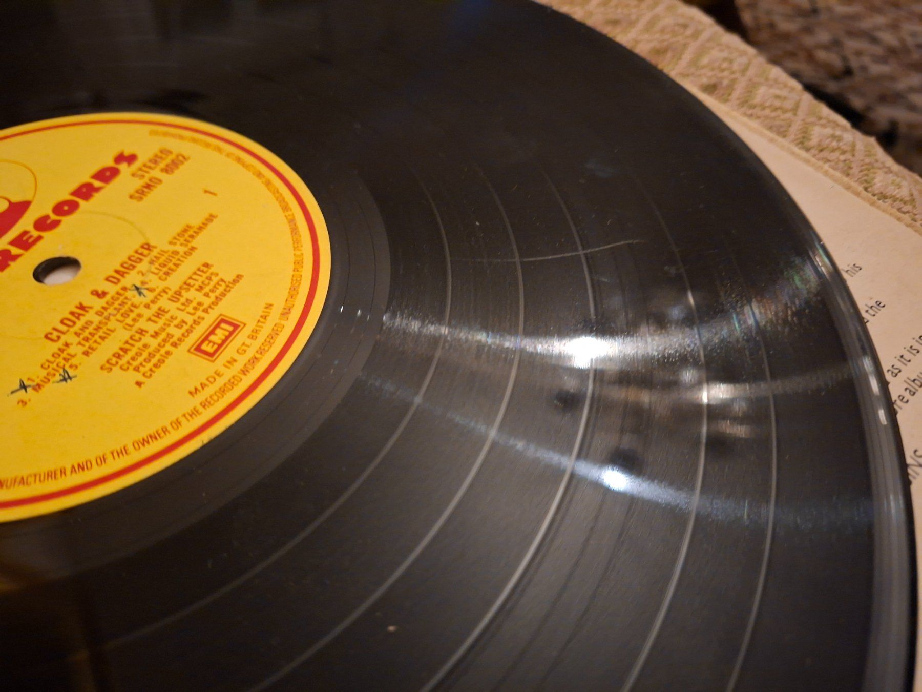 Schallplatten: Rare Reggae LP - Upsetter - Cloak and Dagger – Gebraucht aus Bernex von Wannabehasbeen01 9