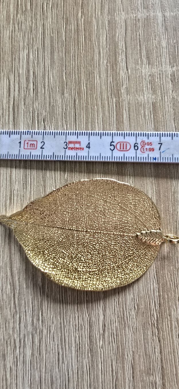 Anhänger: Anhänger Blatt Gold Schmuck – Neu (gemäss Beschreibung) aus Richterswil von Ivypearl