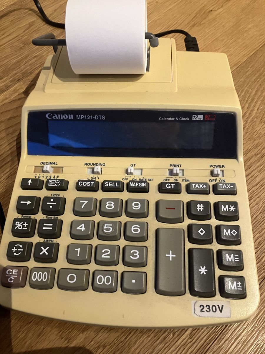 Canon Taschenrechner: Alte Canon Rechenmaschine MP121-DTS – Gebraucht aus Willisau von son_lq7g 1