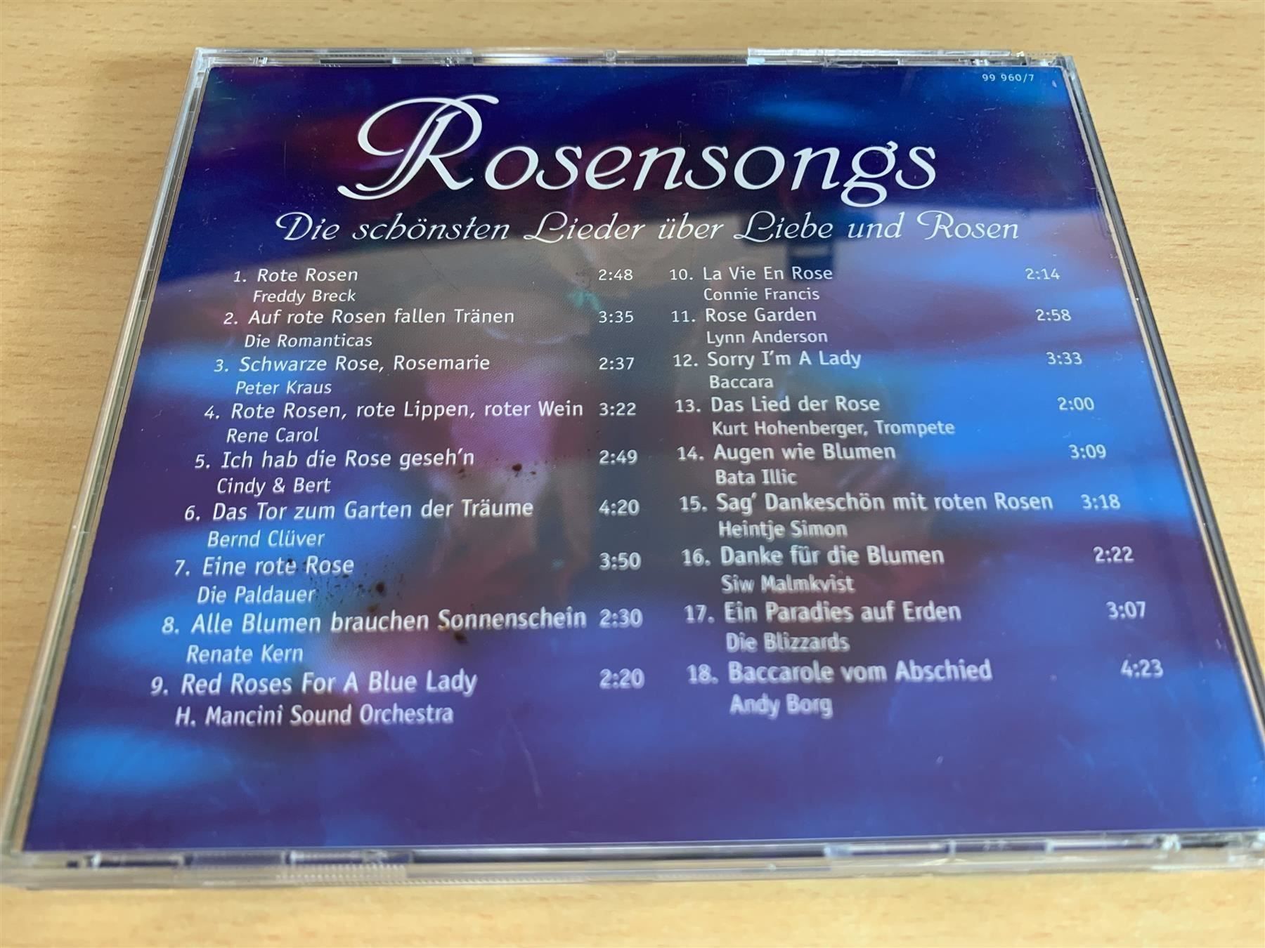 CD: Rosensongs – Usato da Rikon im Tösstal venduto da Alpenmutz 1