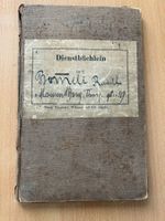 Dienstbüchlein Hülfstruppen Wehrmann Jg 1859