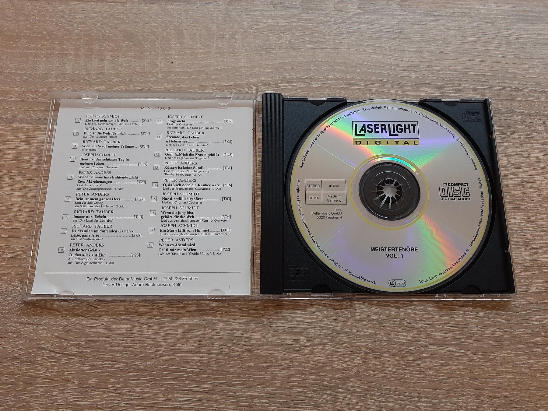 CD: CD Meister-Tenöre Anders/Schmidt/Tauber – Usato da Menziken venduto da Rien1 2