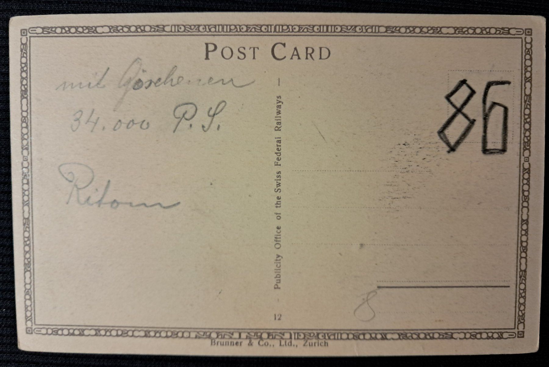 Cartoline postali: RITOM - SEILBAHN – Usato da Ponto Valentino venduto da giorgia06 1