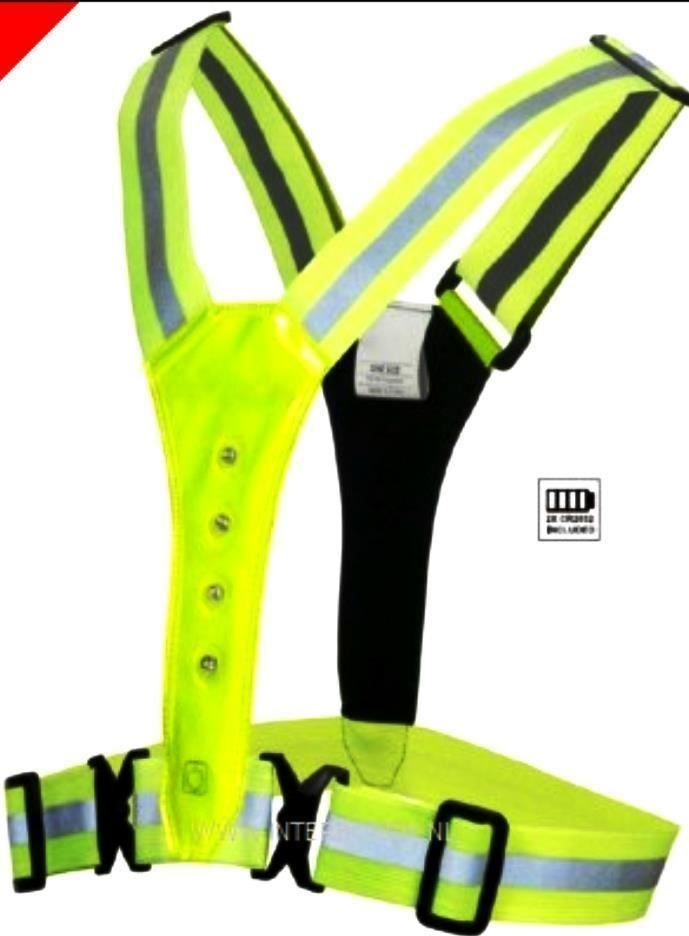 Gilet & Giacche: SICHERHEITSWESTE MIT LED`s  X-Form – Nuovo e nell'imballaggio originale da St. Gallen venduto da schnaeppchen-preise