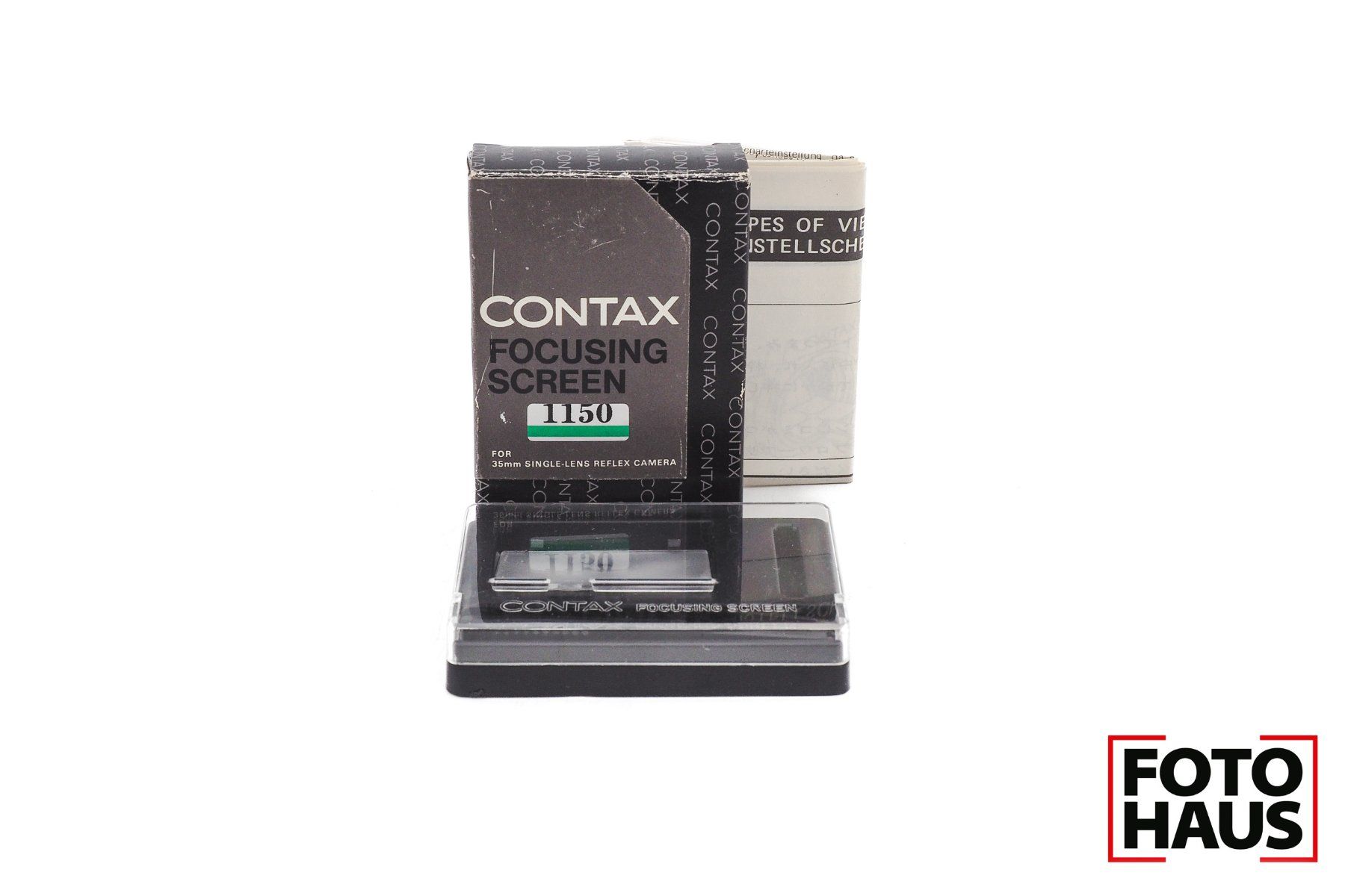 Contax Fotocamera: Contax Mattscheibe Typ Split-Micro für Contax SLR  1150 – Usato da Basel venduto da FotohausBasel 1