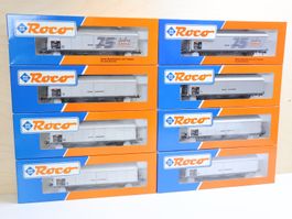 ROCO 8 x SBB Güterwagen 46170 H0 - Neuwertig Top Modelle