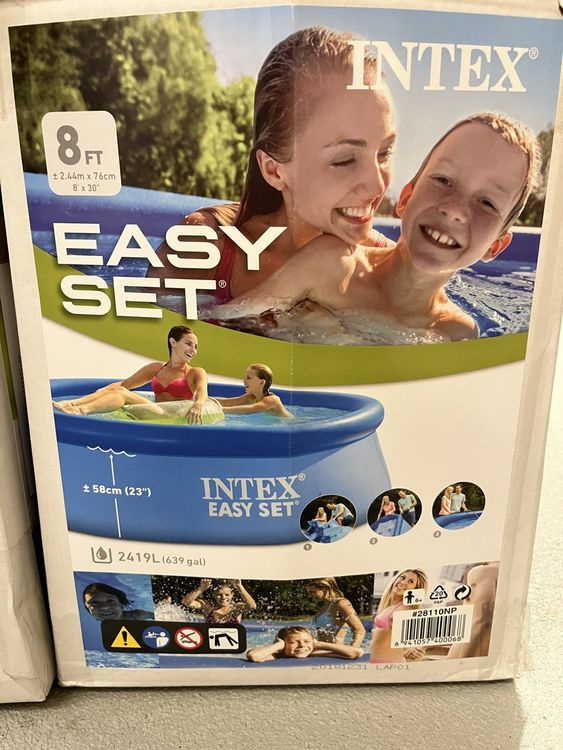 INTEX Pool Set inkl. Pumpe, Abdeckplane etc (Gebraucht) in Allenwinden ...