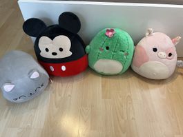 Süess! Squishmallows Kuscheltiere, neuwertig.
