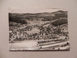 Karte Birmensdorf ZH Flugaufnahme 1955