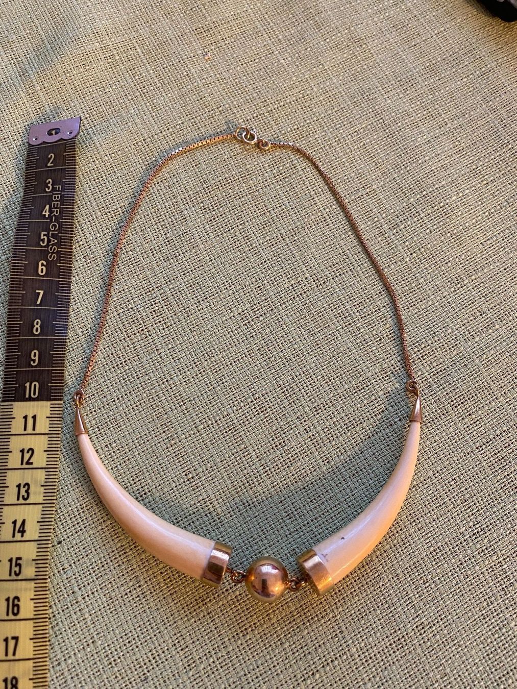 Catenine: Kette Gold und Horn 70er – Usato da Küsnacht ZH venduto da sabinamari 6