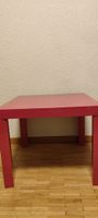 Small Side IKEA Table, Glossy Pink, Square, Used Condition