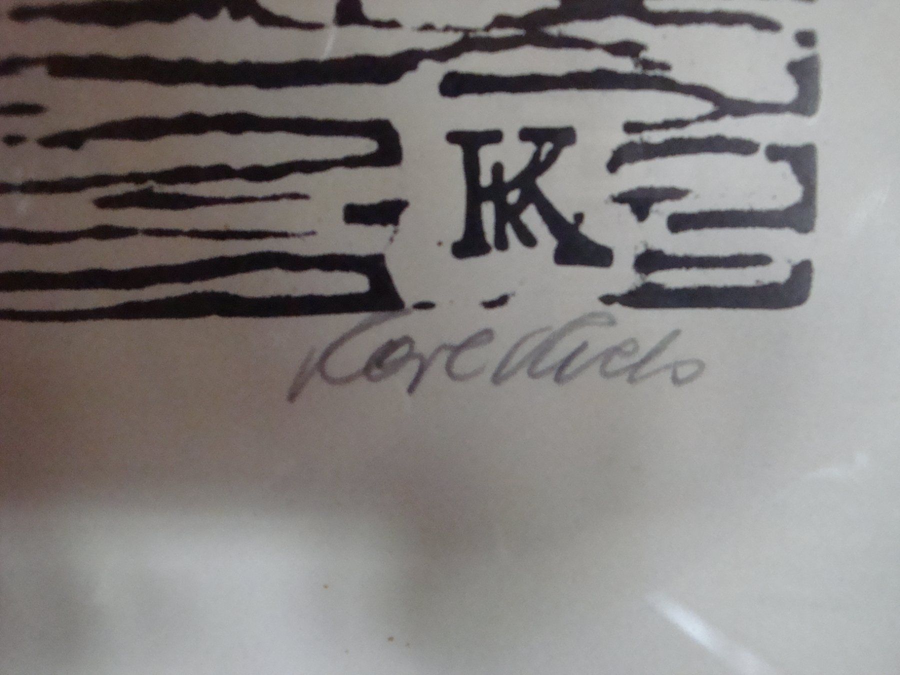 Xilografie: Druck Bauarbeiter – Usato da scharnachtal venduto da Riso500 2
