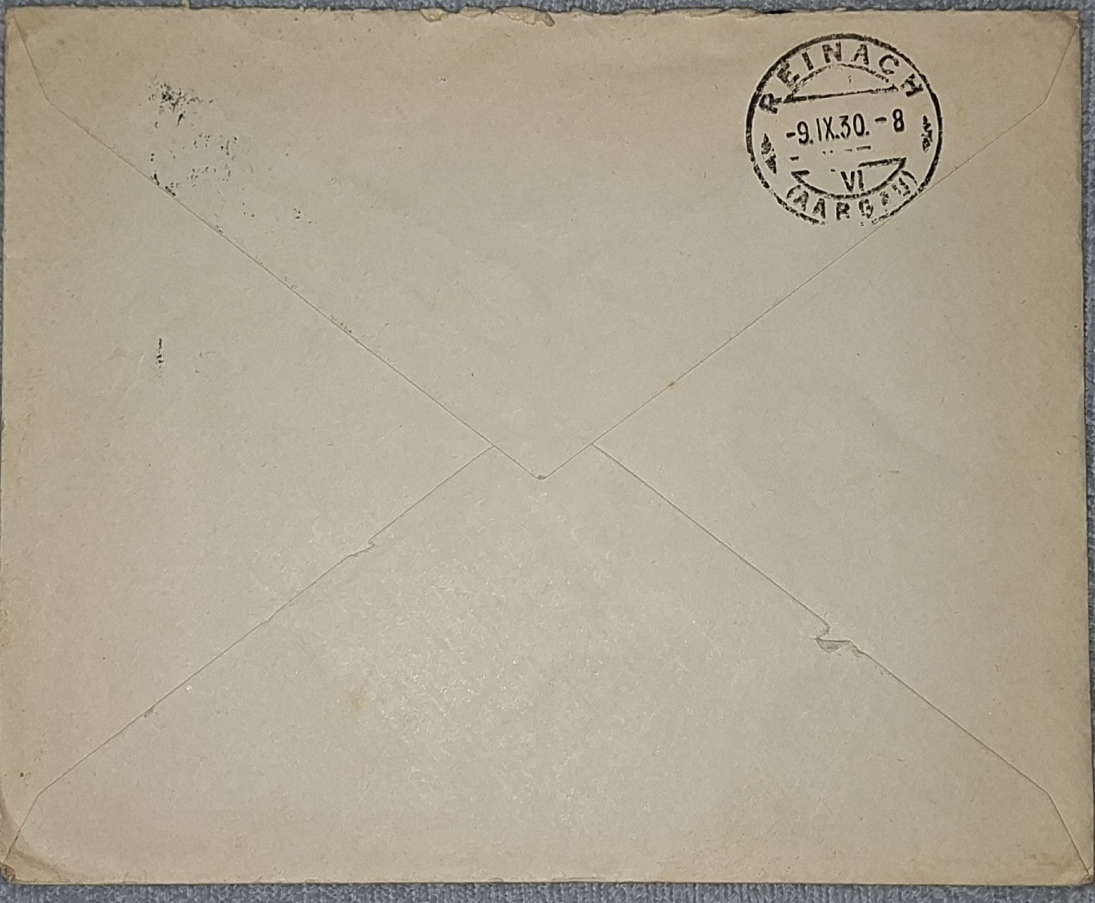 Alle Briefmarken: Wädenswil / Datumstempel 09.09.1930 / Tell  – Gebraucht aus Balgach von SIMEON27 1
