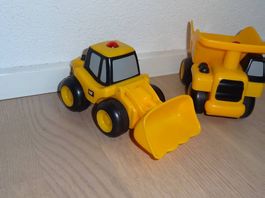 CAT Caterpillar 2er Set Bagger und Mulden Kipper
