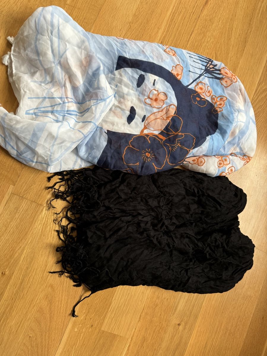 Foulard & Sciarpe: Fransenschal 2stk. – Usato da Meyriez venduto da muriS