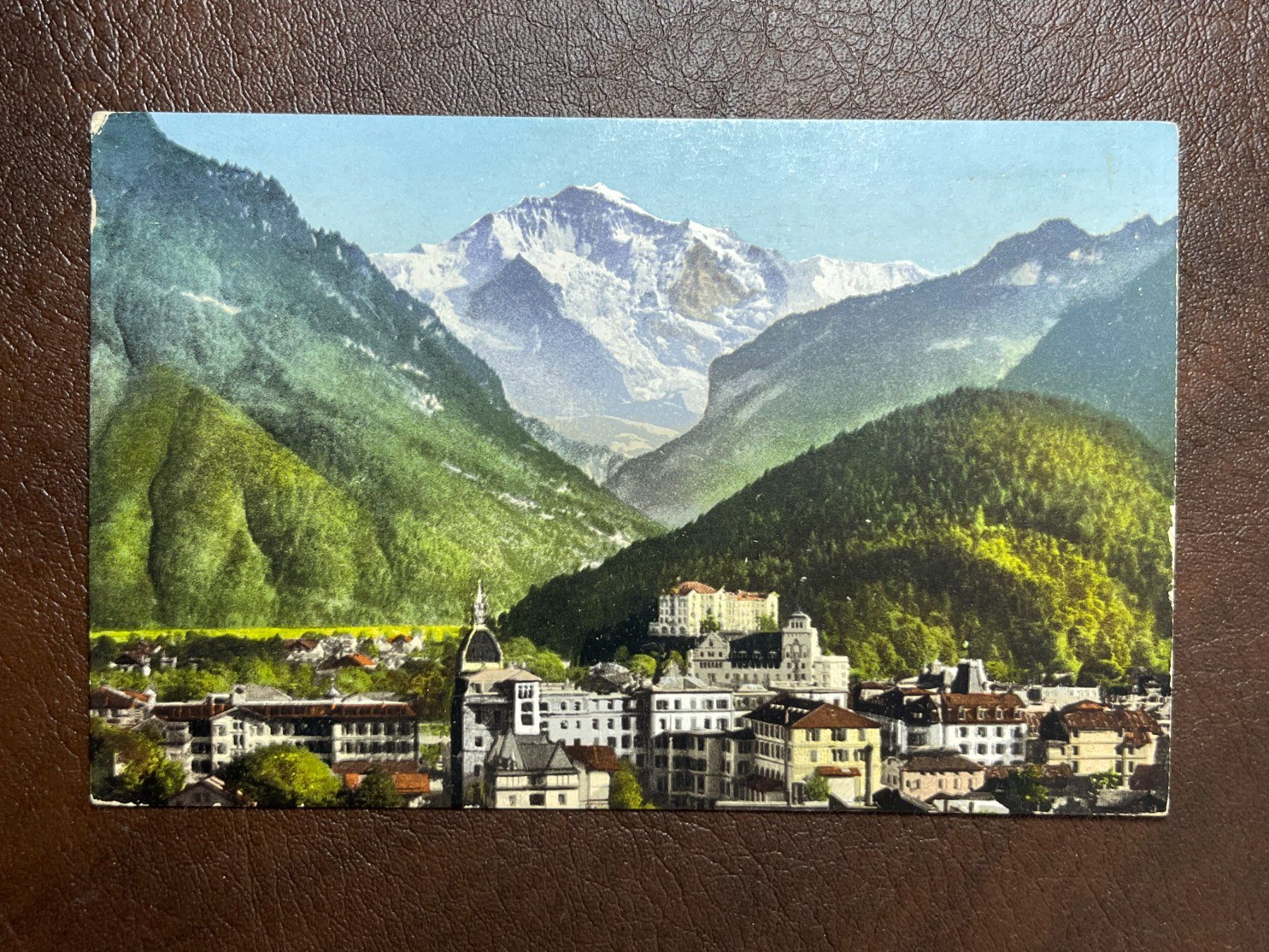 Ansichtskarten: AK Interlaken 1908 - Stempel Eigergletscher 1908 – Gebraucht aus Steg VS von _vinci_