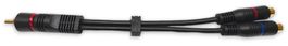 Câble RCA CINCH - Y - 1 male / 2 femelle - Qualité premium