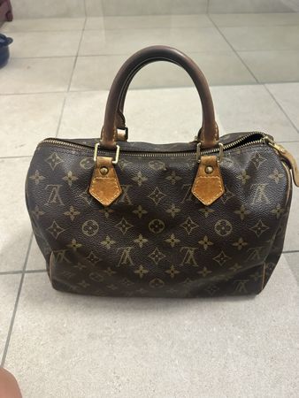 Louis Vuitton Speedy 30 Handtasche Monogram Canvas Leder 