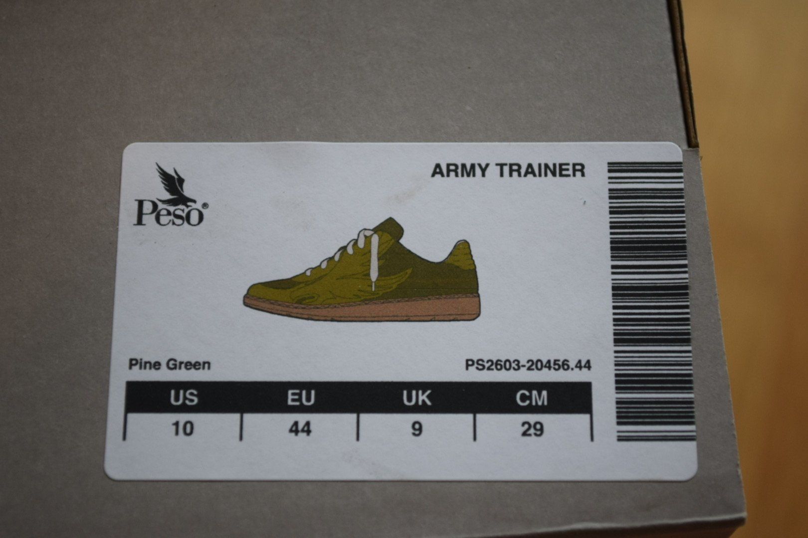 Scarpe da uomo: Peso Sneaker Army Trainer Gr. 44 Pine Green – Usato da St. Gallen venduto da Lena_T 8