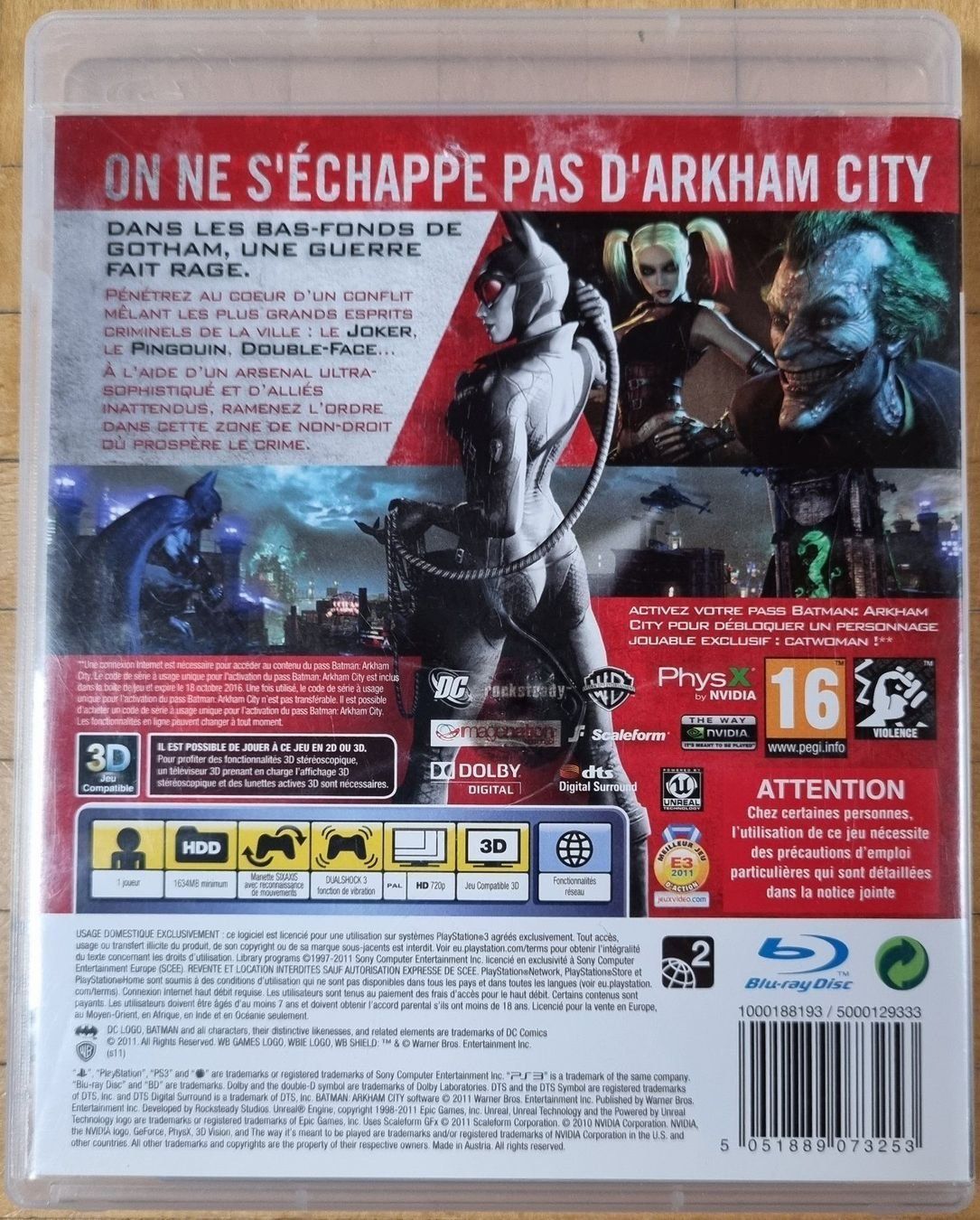Sony Giochi: PS3 : Batman Arkham City – Usato da Froideville venduto da xXSebastienXx 1