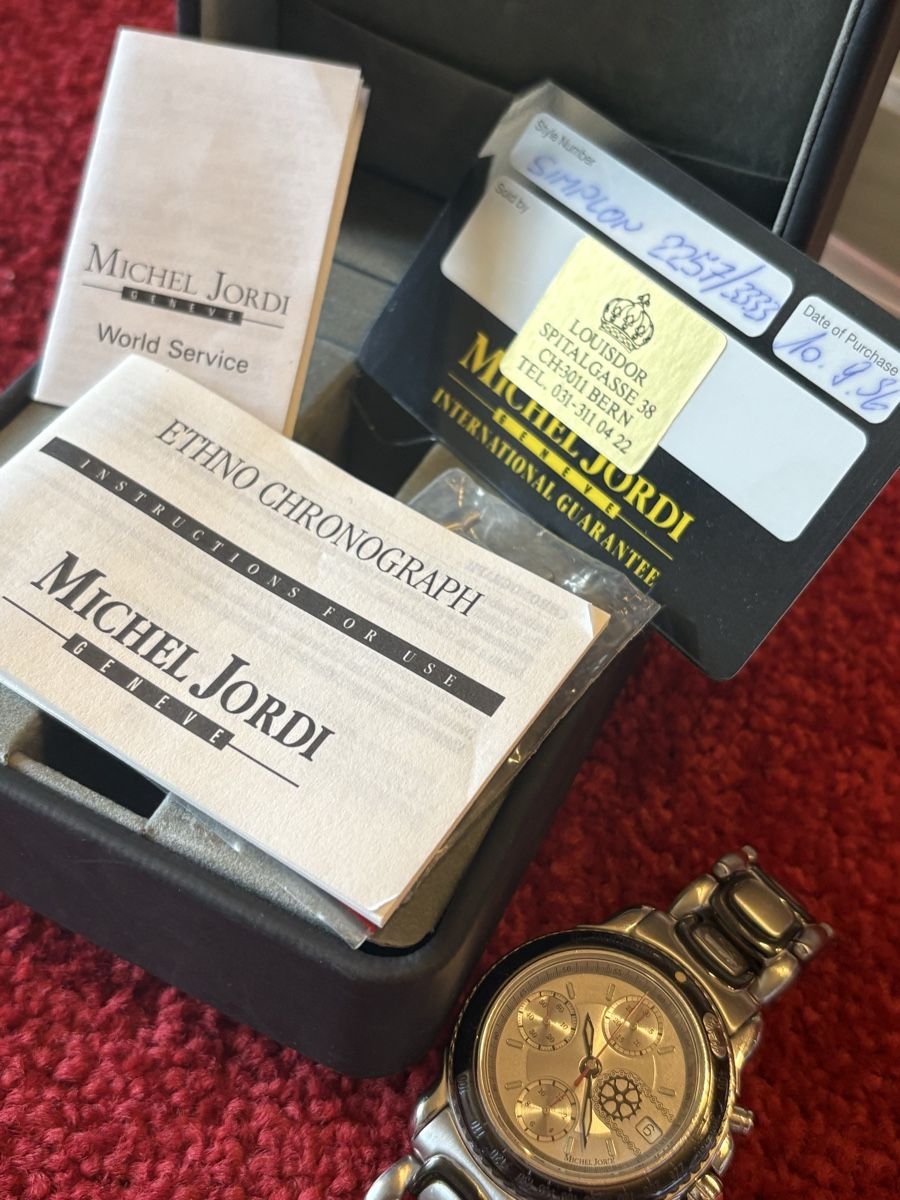 Michel Jordi Orologi: Michel Jordi ethno chronograph – Usato da Murten venduto da Tzaugg 6