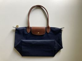 Longchamp Le Pliage Tasche Navy, guter Zustand, perfekt für