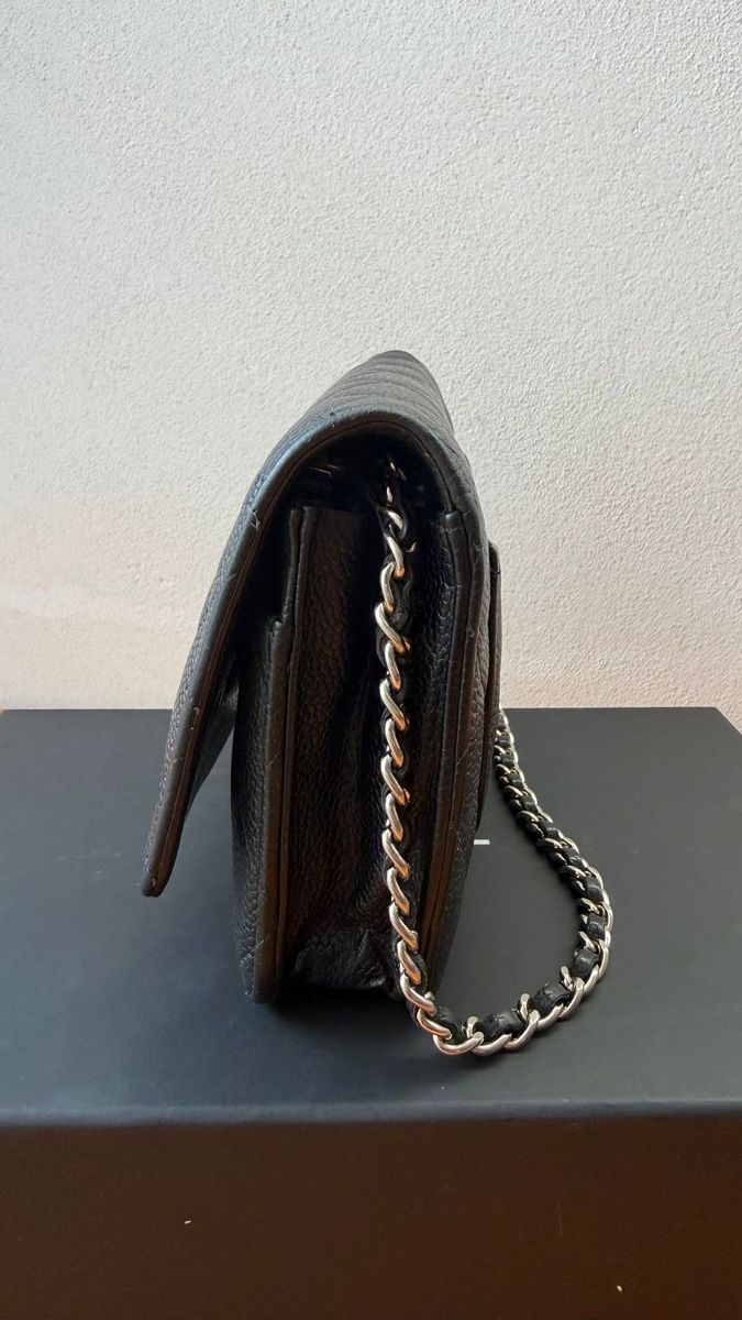 Chanel Borse da donna: Chanel Classic Timeless Wallet on Chain Black Caviar – Usato da Münchenstein venduto da watchpatrol 5