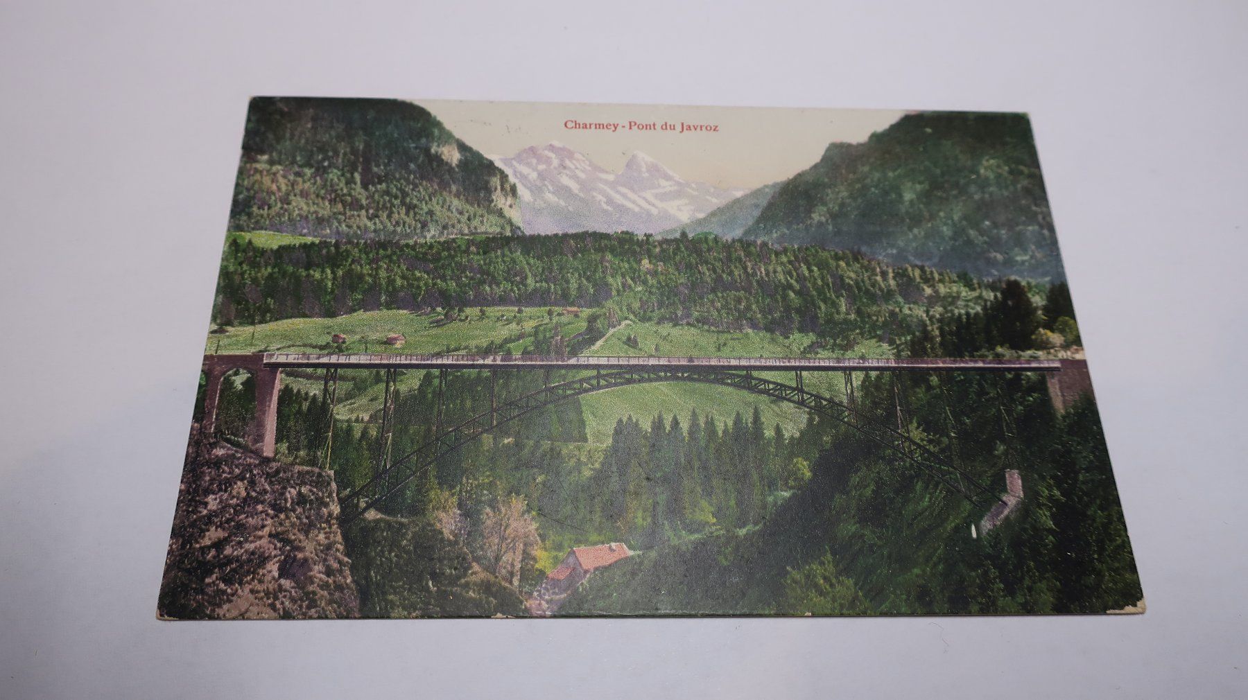 Cartoline postali: Charmey - Pont du Javroz – Usato da Cormoret venduto da Pascalll2001 1
