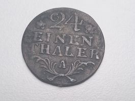 🇩🇪 Prussia (Friedrich II) 1/24 Thaler 1783 A. Billon