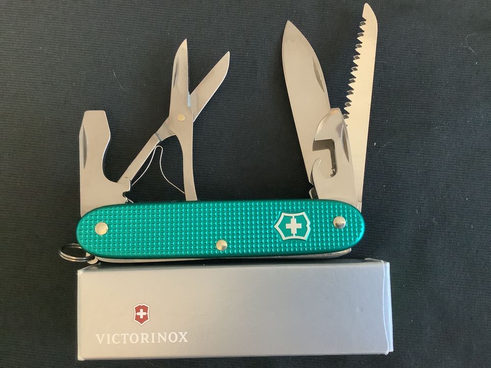 Victorinox Farmer X GBT türkis Grün Alox Kaufen auf Ricardo