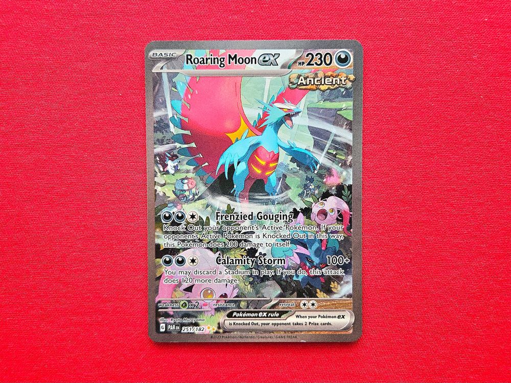 Cartão Jumbo Pokémon Roaring Moon Ex Svp 067 Paradox Rift  Jm