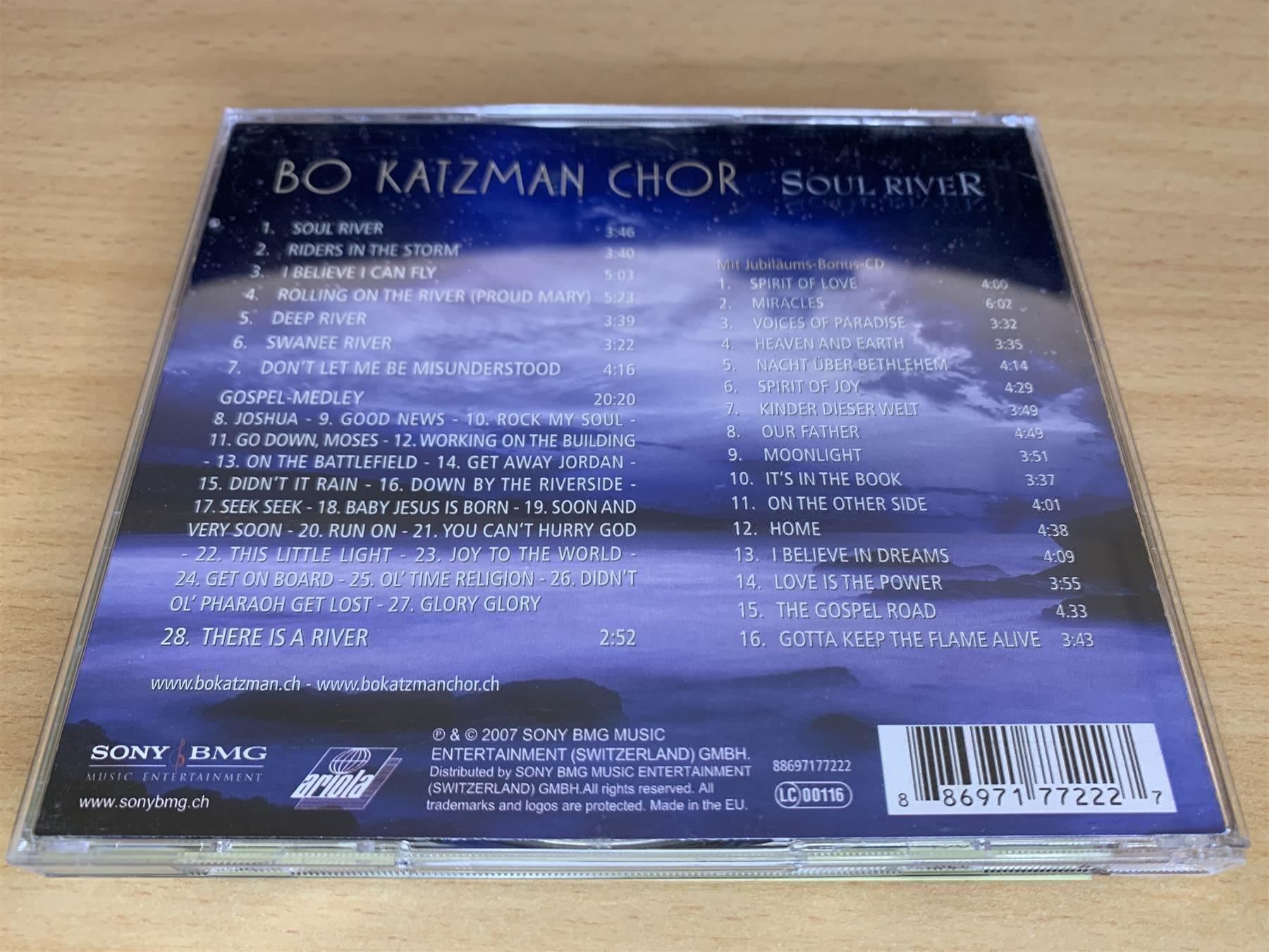 CD: Bo Katzman Chor – Soul River - 2 CD – Usato da Rikon im Tösstal venduto da Alpenmutz 1