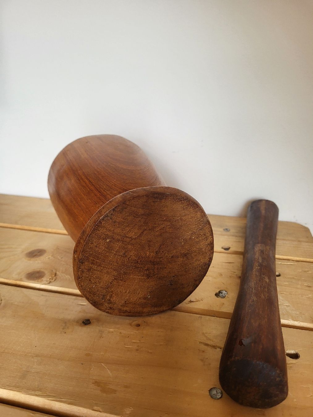 Articoli in legno: wunderschöne Holz Mörtel – Usato da Zürich venduto da sahaara01 2