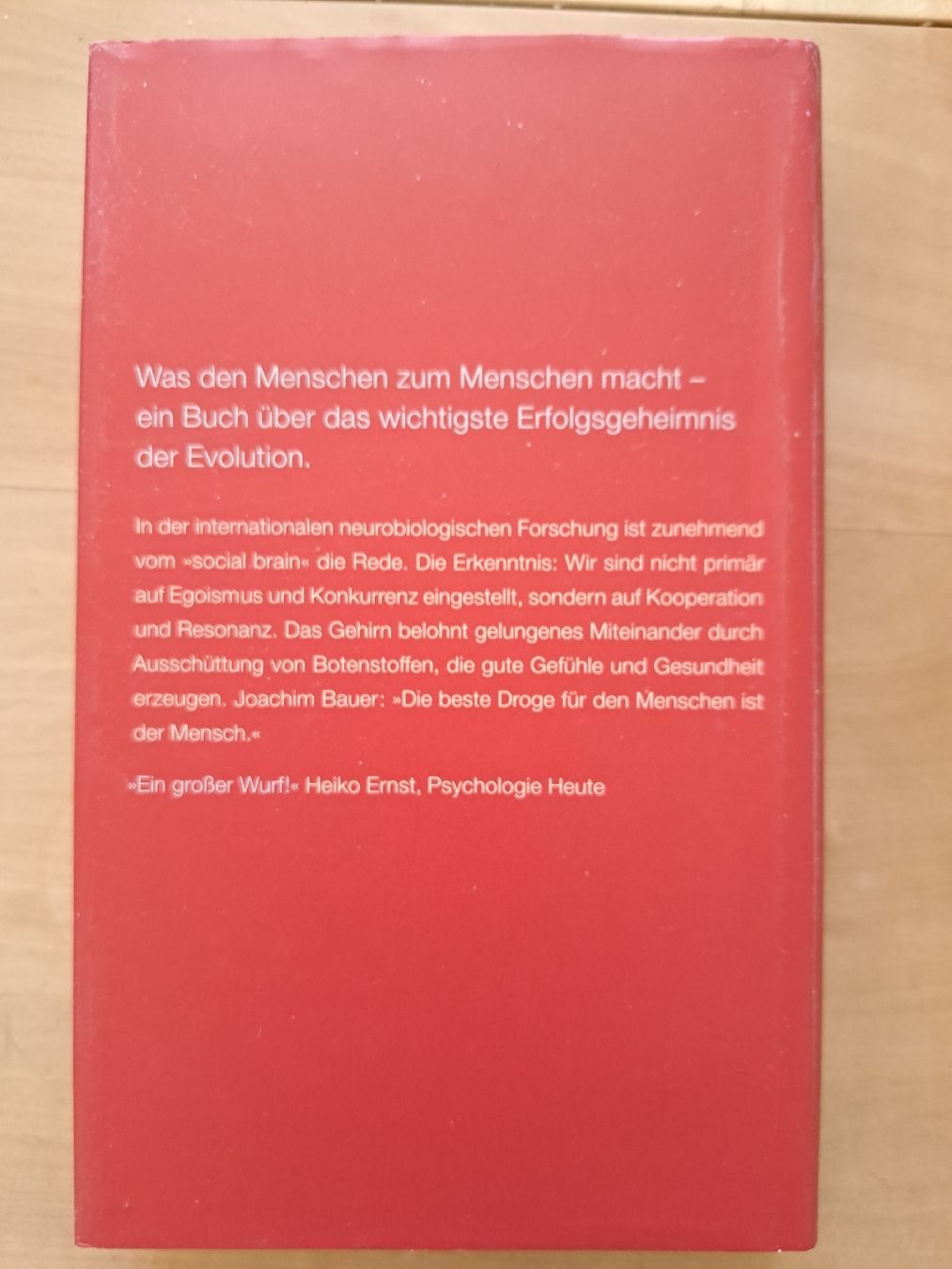 Bücher: Prinzip Menschlichkeit. Joachim Bauer. – Gebraucht aus Zürich von chusel 1