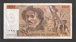 100 Francs Banknote Banque de France 1993 ( F.233) 🇫🇷 💷