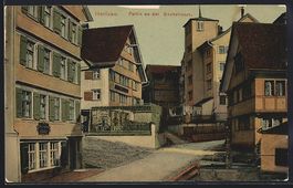 AK Herisau, Partie an der Bachstrasse