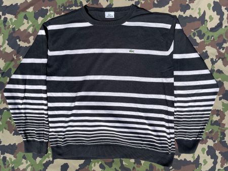 2K10 Lacoste Striped Sweatshirt Sz XL