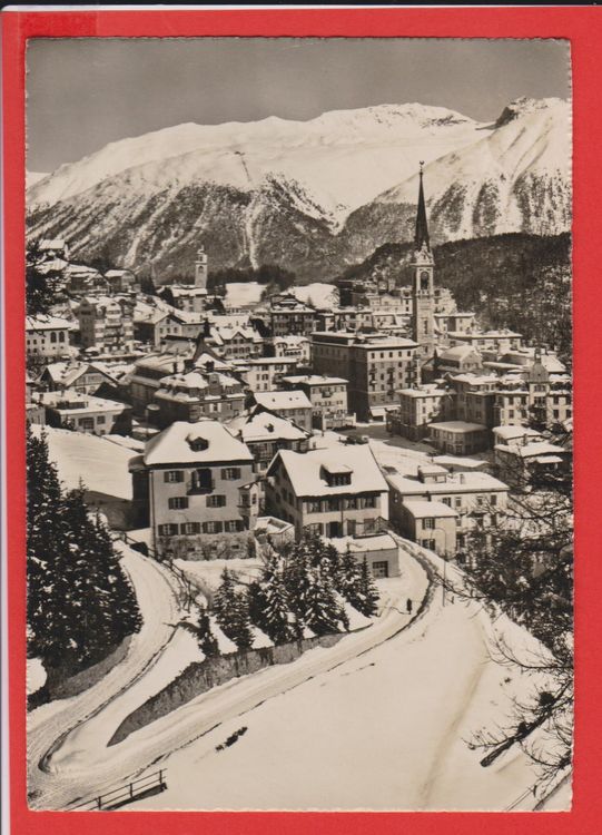 St. Moritz Olympia 1948 - Ansichtskarte | Kaufen auf Ricardo